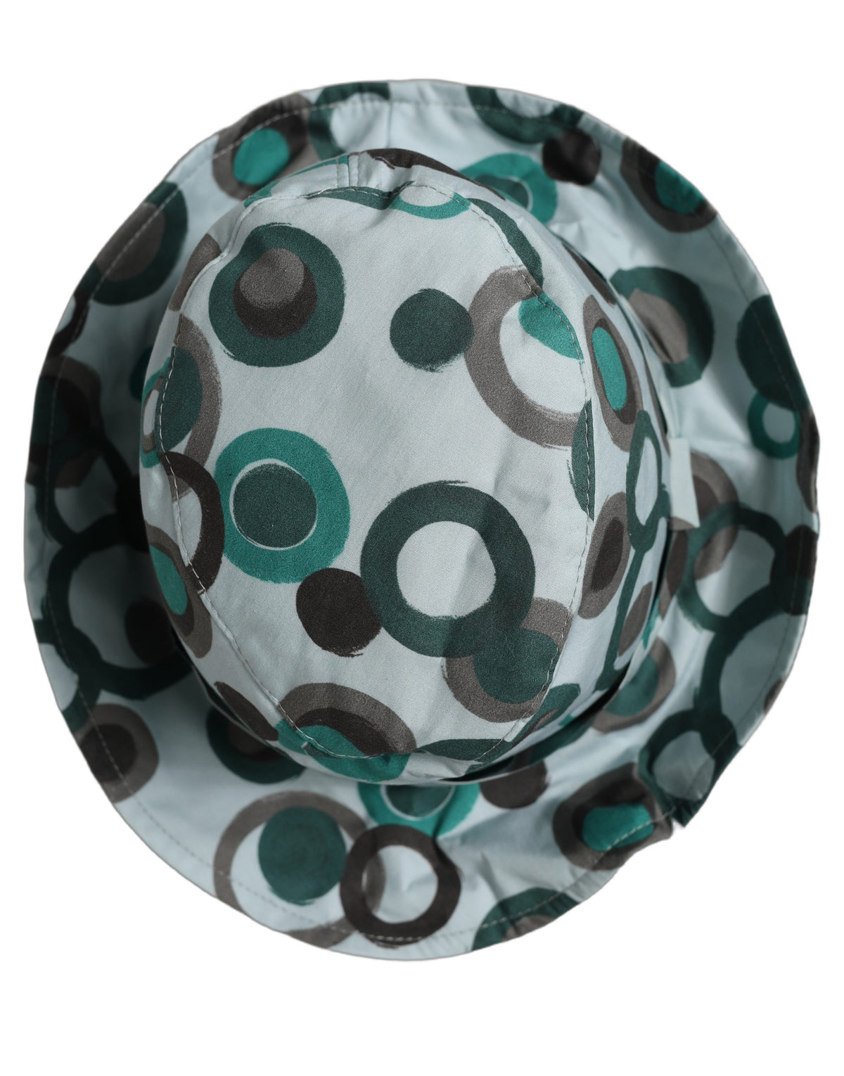 Dolce & Gabbana Cotton Bucket Hat - Black Teal Patterned Signature