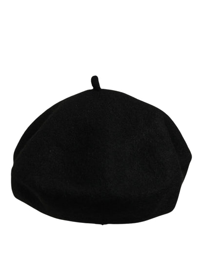 Dolce & Gabbana Cashmere Beret - Black Signature