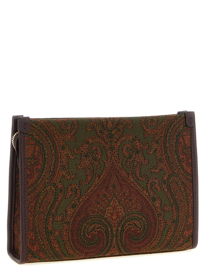 Etro Multicolor Polyester Clutch Bag