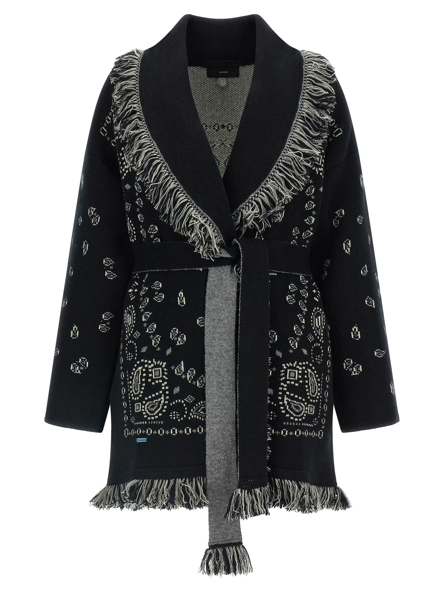 Alanui Black Cashmere Cardigan