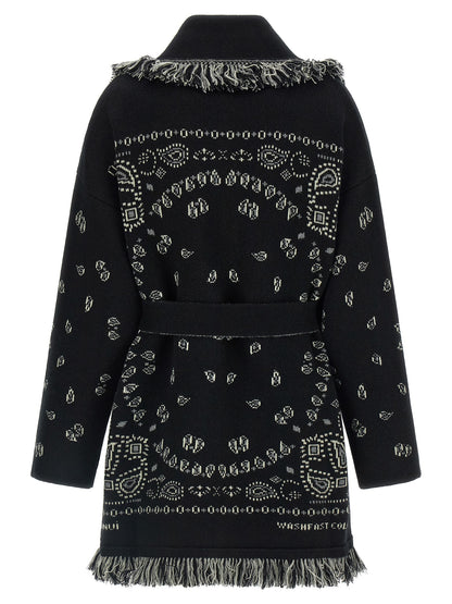 Alanui Black Cashmere Cardigan