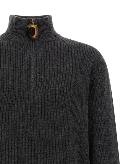 J.W.Anderson Gray Wool Cardigan