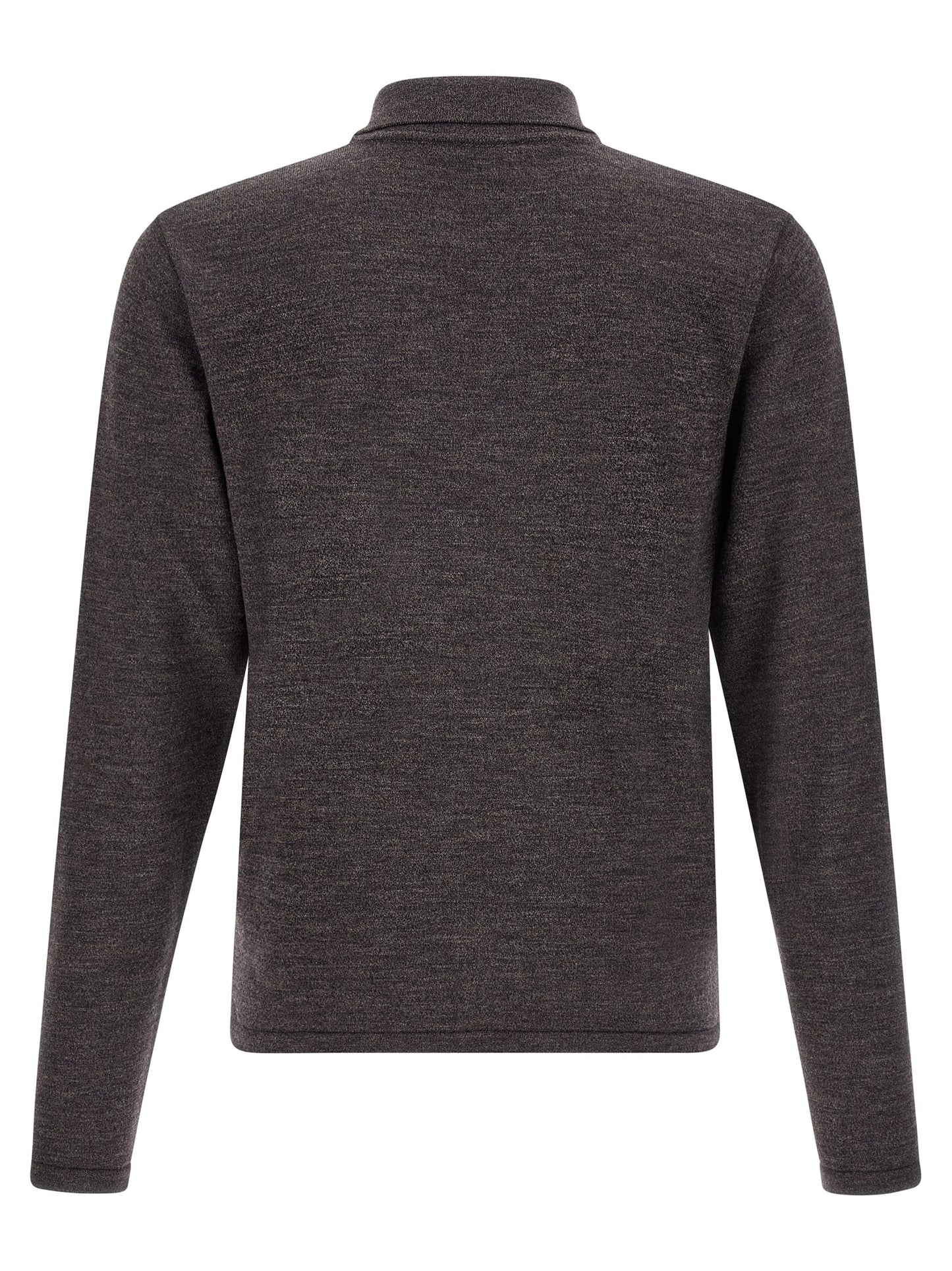 Lemaire Brown Wool Polo Shirt