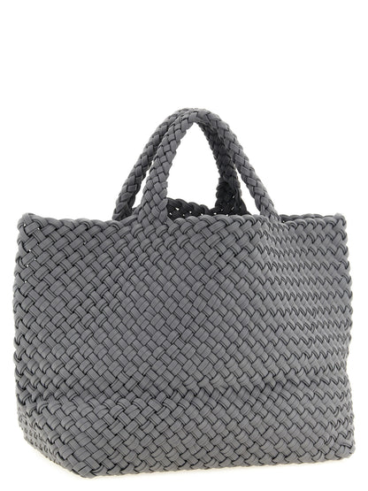 NAGHEDI Gray Nylon Tote Bag