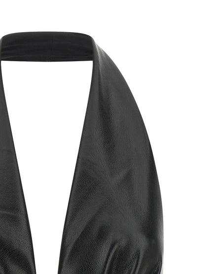 The Andamane Black Polyester Bodysuit