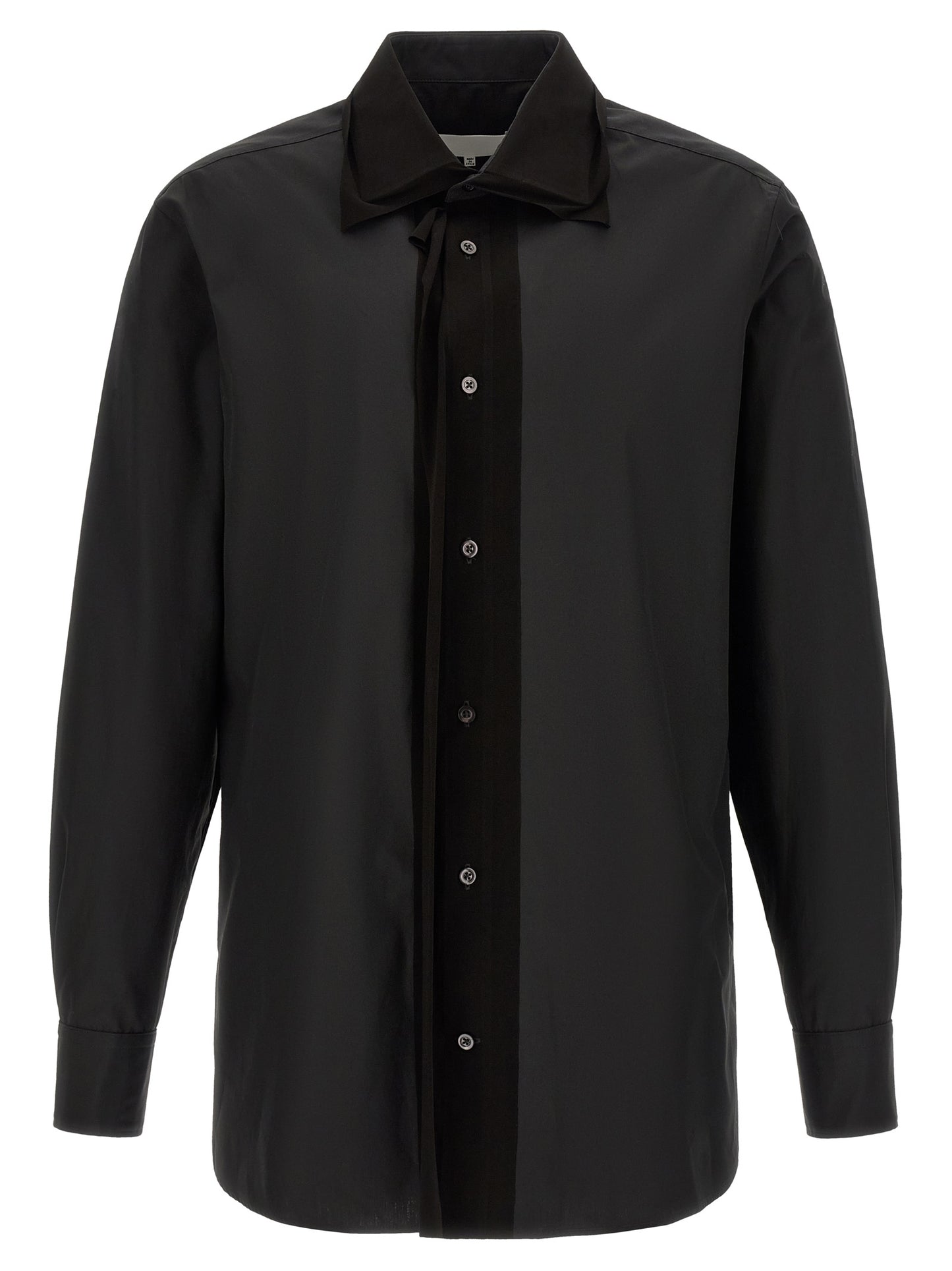 Maison Margiela Black Cotton Blouse