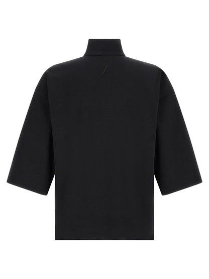 Thom Krom Black Cotton Sweatshirt