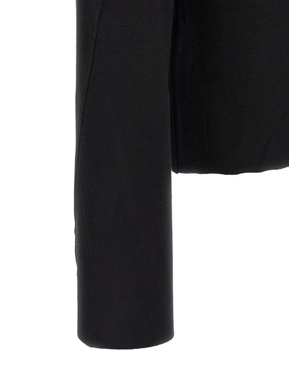 Thom Krom Black Viscose Cardigan