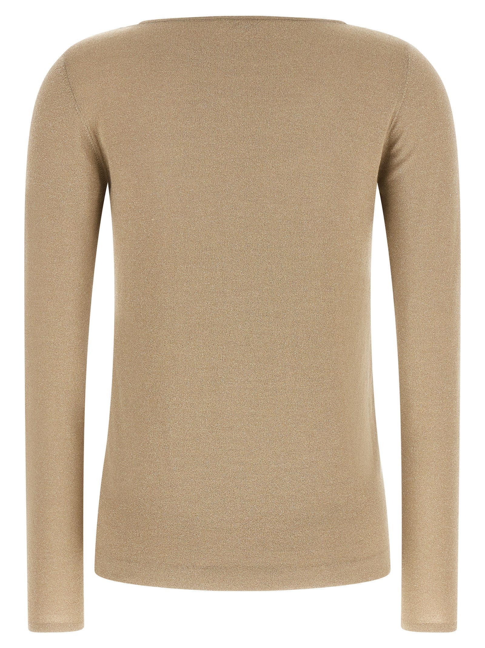 Cardigan by Brunello Cucinelli for women in cashmere silk beige showcases a captivating silhouette, artfully detailed with a captivating and boat neckline for a truly sophisticated captivating look.