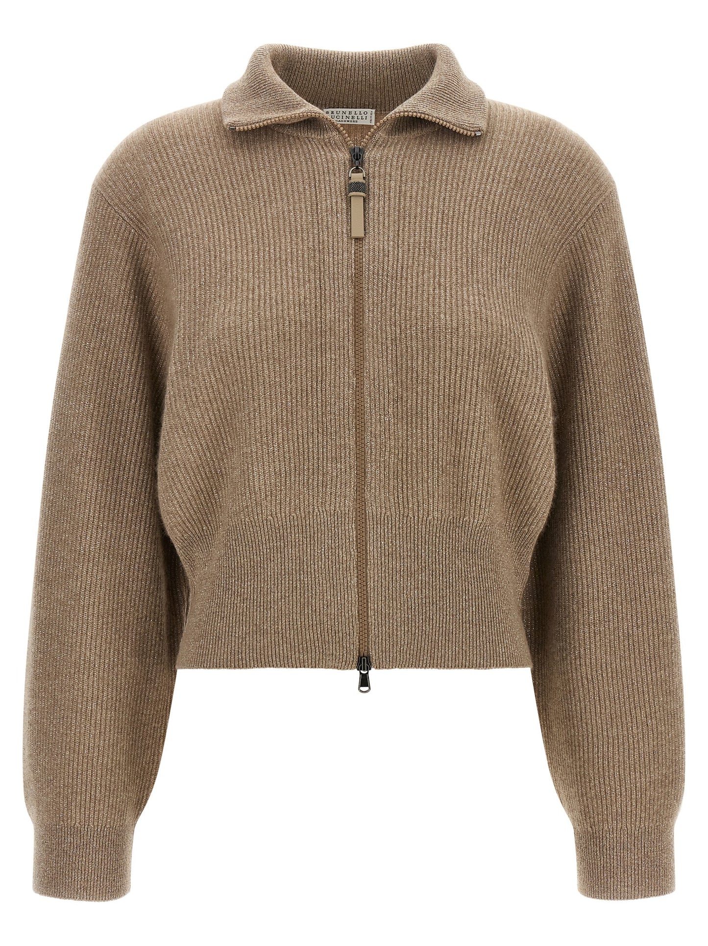 Brunello Cucinelli Brown Cashmere Cardigan