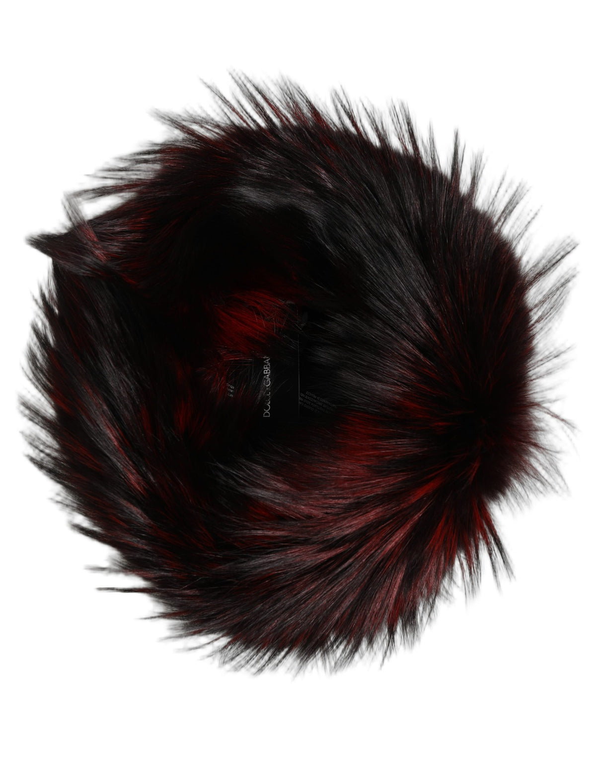 Dolce & Gabbana Faux Fox & Mink Fur Bucket Hat - Red Signature