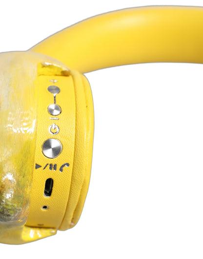 Dolce & Gabbana Leather Headphones - Yellow