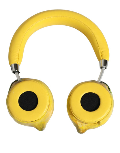 Dolce & Gabbana Leather Headphones - Yellow