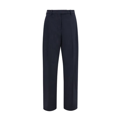 The Latest Blue Polyester Dress Pants