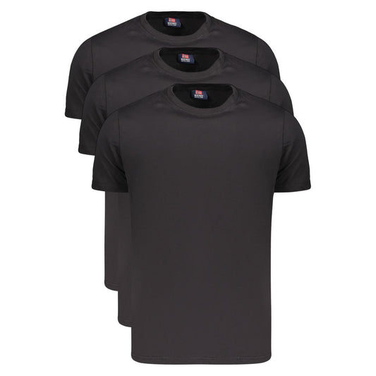 T-Shirt by Norway 1963 for men in cotton black showcases a chic silhouette, artfully detailed with a chic crew neckline and for a chic finish.