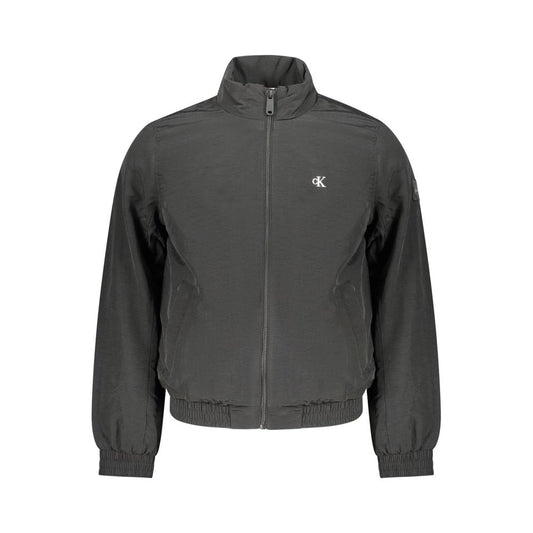 Overcoat by Calvin Klein for men in plastic polyamide black & green features a cosy chic silhouette, artfully detailed with a sophisticated and premium pockets for a cosy chic finish.