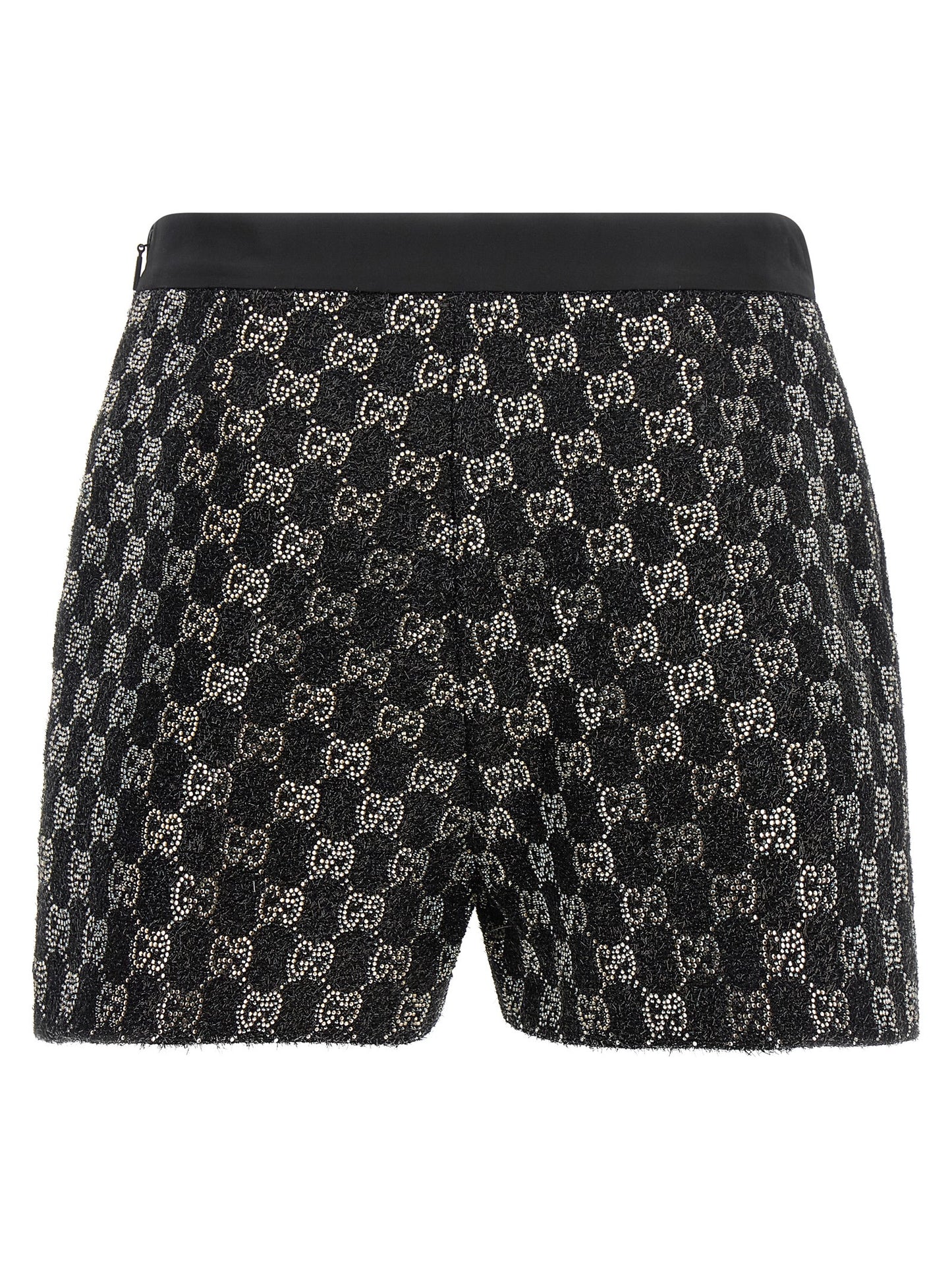 Gucci Black Viscose Bermuda Shorts