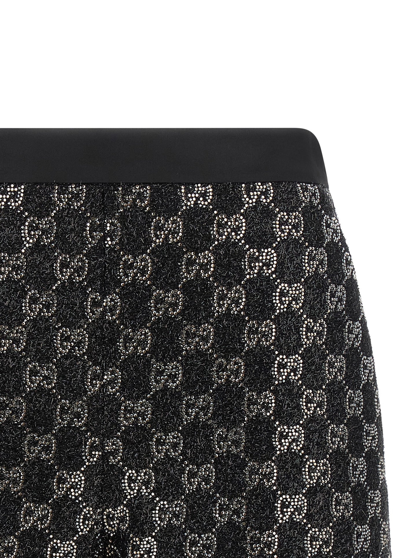 Gucci Black Viscose Bermuda Shorts