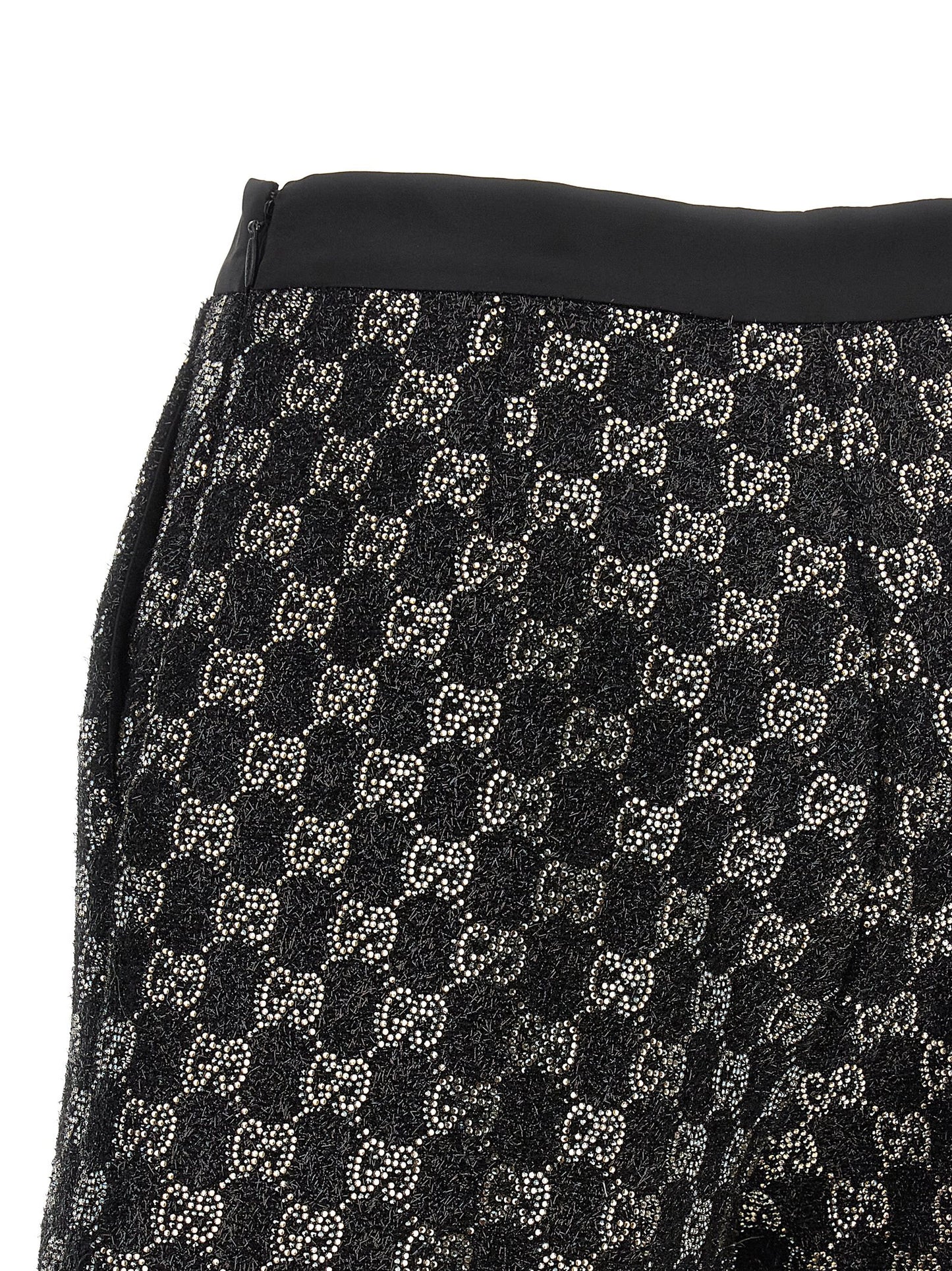 Gucci Black Viscose Bermuda Shorts