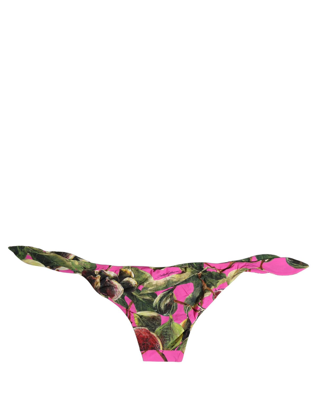 Dolce & Gabbana Women's Stretch Nylon Bikini - Fuchsia Pink Signature Print