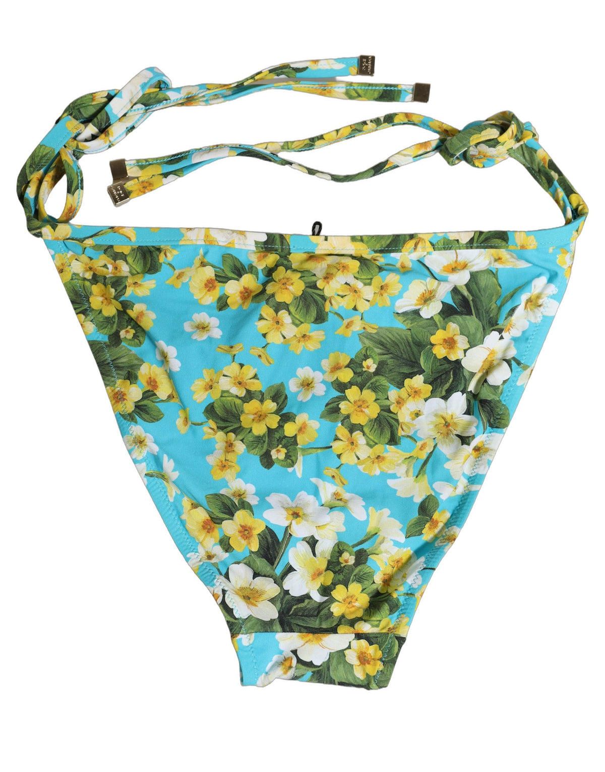 Dolce & Gabbana Women's Stretch Nylon Bikini - Blue Floral Signature Print