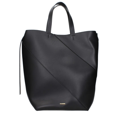 Jil Sander Black Leather Crossbody Bag