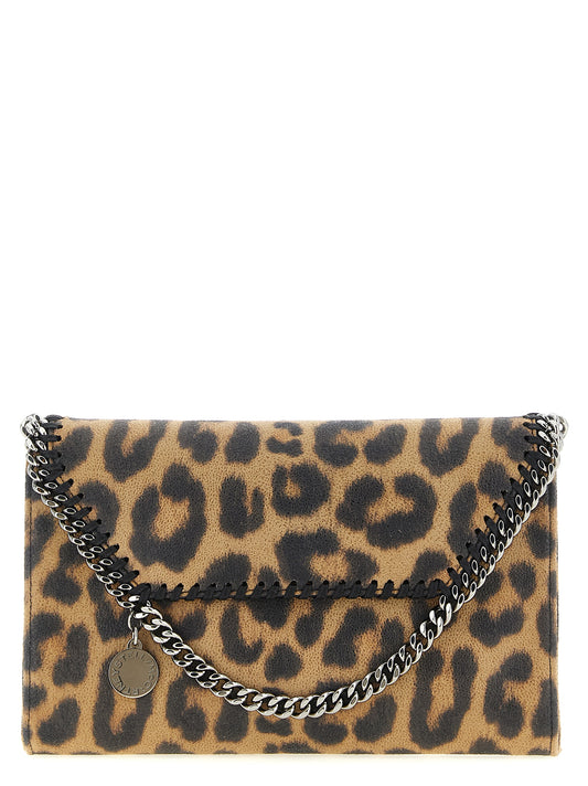 Clutch Handbag by Stella McCartney for women in polyester brown features a sculptural silhouette with a secure magnetic, ample , and versatile for a sculptural finish.
