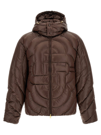 Casablanca Brown Polyamide Full-Length Jacket