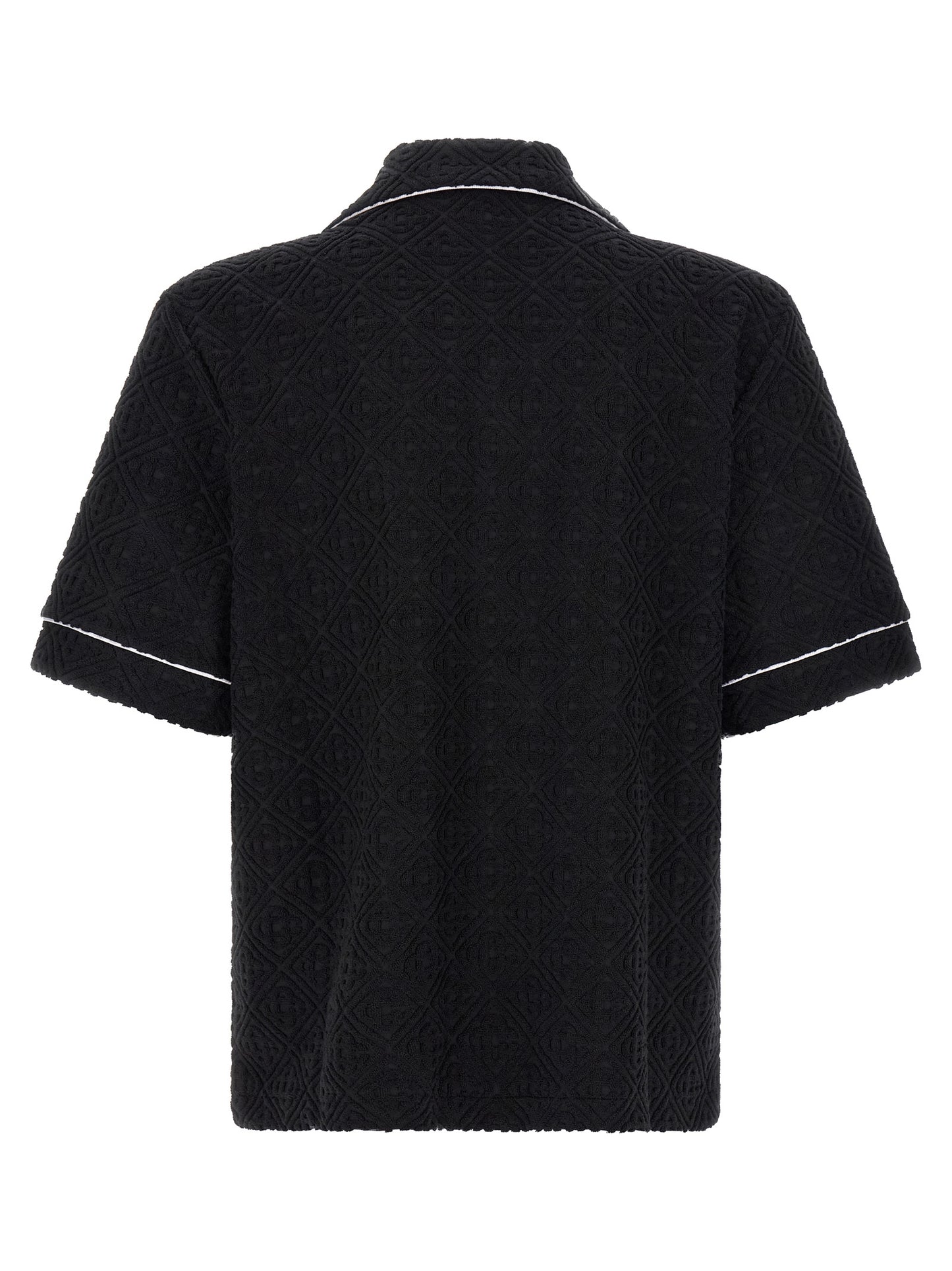 Casablanca Black Cotton Pattern Shirt