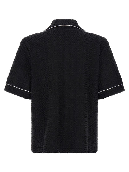 Casablanca Black Cotton Pattern Shirt