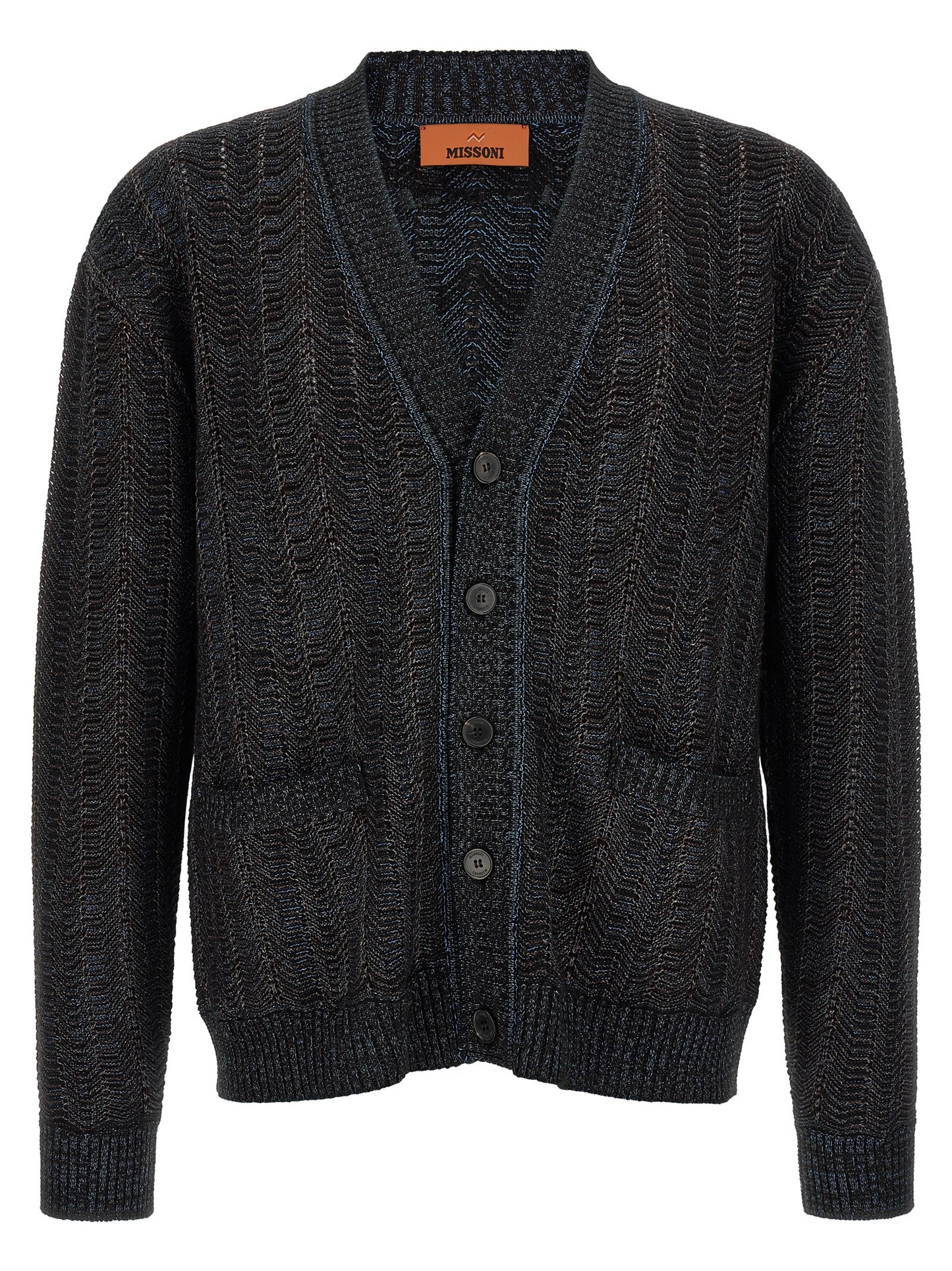 Missoni Blue Viscose Cardigan