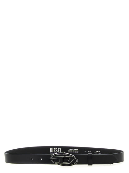 Diesel Black Other Fibres Regular Belt