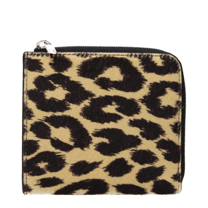 Jil Sander Beige Horsehair Wallet