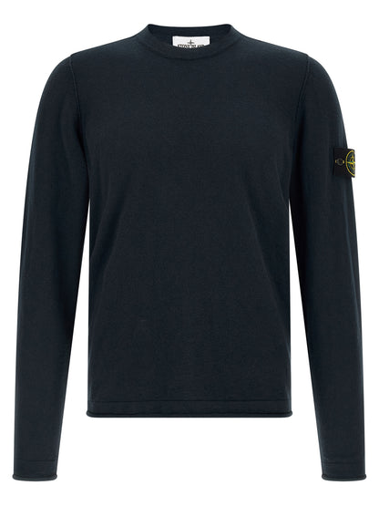 Stone Island Blue Cotton Cardigan