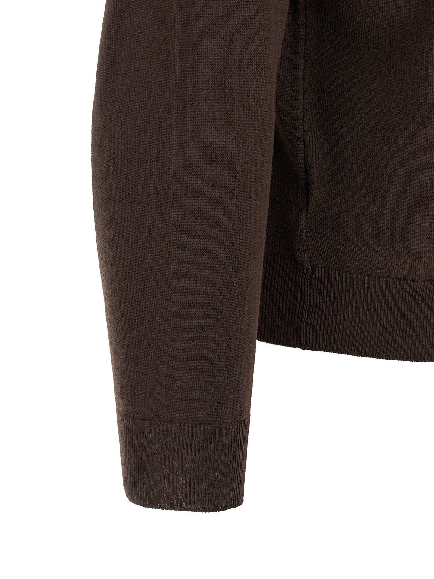 ZANONE Brown Virgin Wool Cardigan