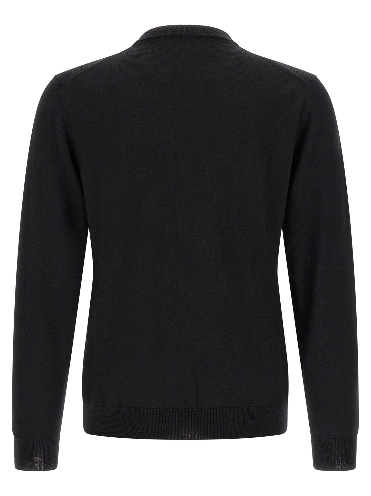 ZANONE Black Virgin Wool Cardigan