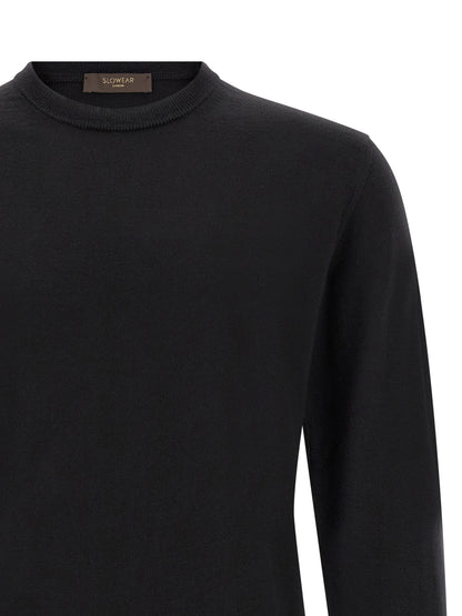 ZANONE Black Virgin Wool Cardigan