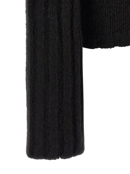 Rick Owens Black Cashmere Cardigan
