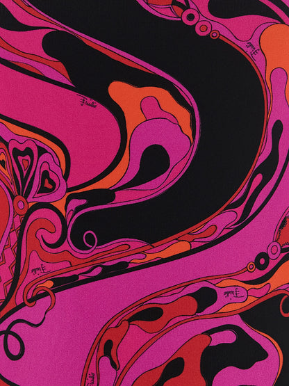 Emilio Pucci Fuchsia Polyamide One-Piece Swimsuit