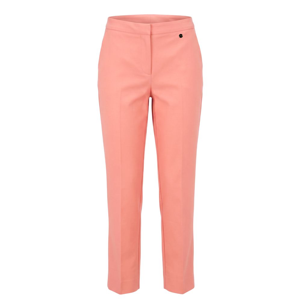 Jeans by Trussardi Jeans for women in stretch cotton multicolor & pink features a polished silhouette with a polished , reaching a polished long and finished with a polished .