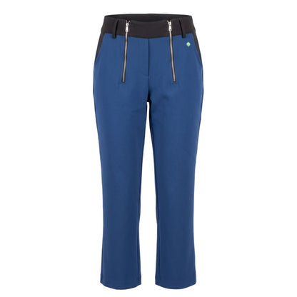 Jeans by Trussardi Jeans for women in stretch polyester black & blue features an sophisticated and with a precise long, creating a sophisticated and sophisticated silhouette.