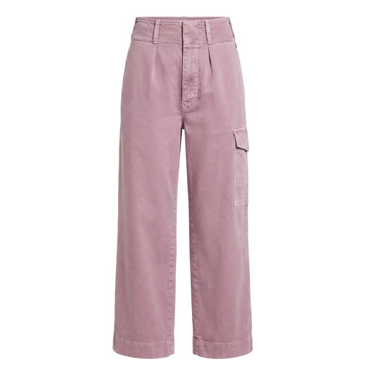 Trussardi Jeans Purple Cotton Women Pants