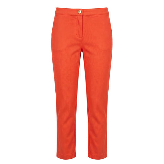 Trussardi Jeans Orange Cotton Women's Pant