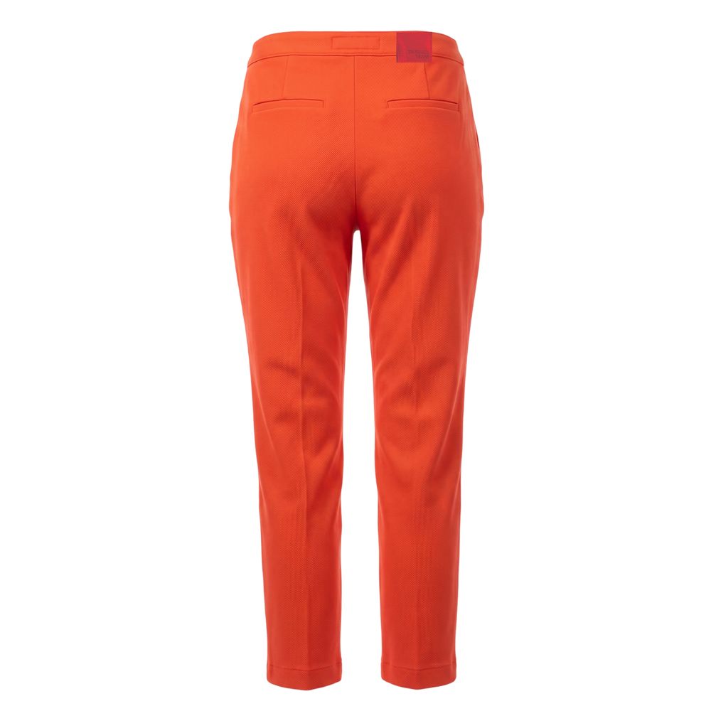 Jeans by Trussardi Jeans for women in stretch cotton orange features a polished silhouette with a polished , reaching a polished long and finished with a polished .