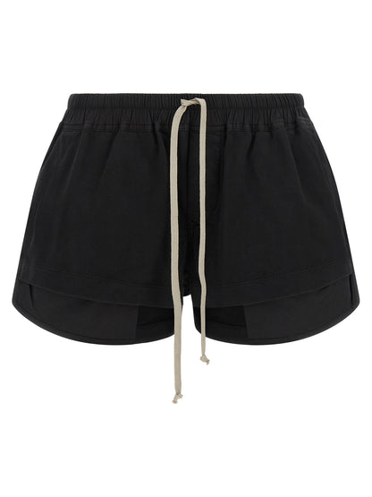 Bermuda Shorts by DRKSHDW for women in organic cotton black showcases a on trend silhouette, featuring a tailored with a classic long short and sophisticated for a on trend finish.