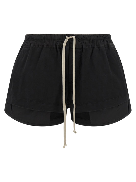 Bermuda Shorts by DRKSHDW for women in organic cotton black showcases a on trend silhouette, featuring a tailored with a classic long short and sophisticated for a on trend finish.