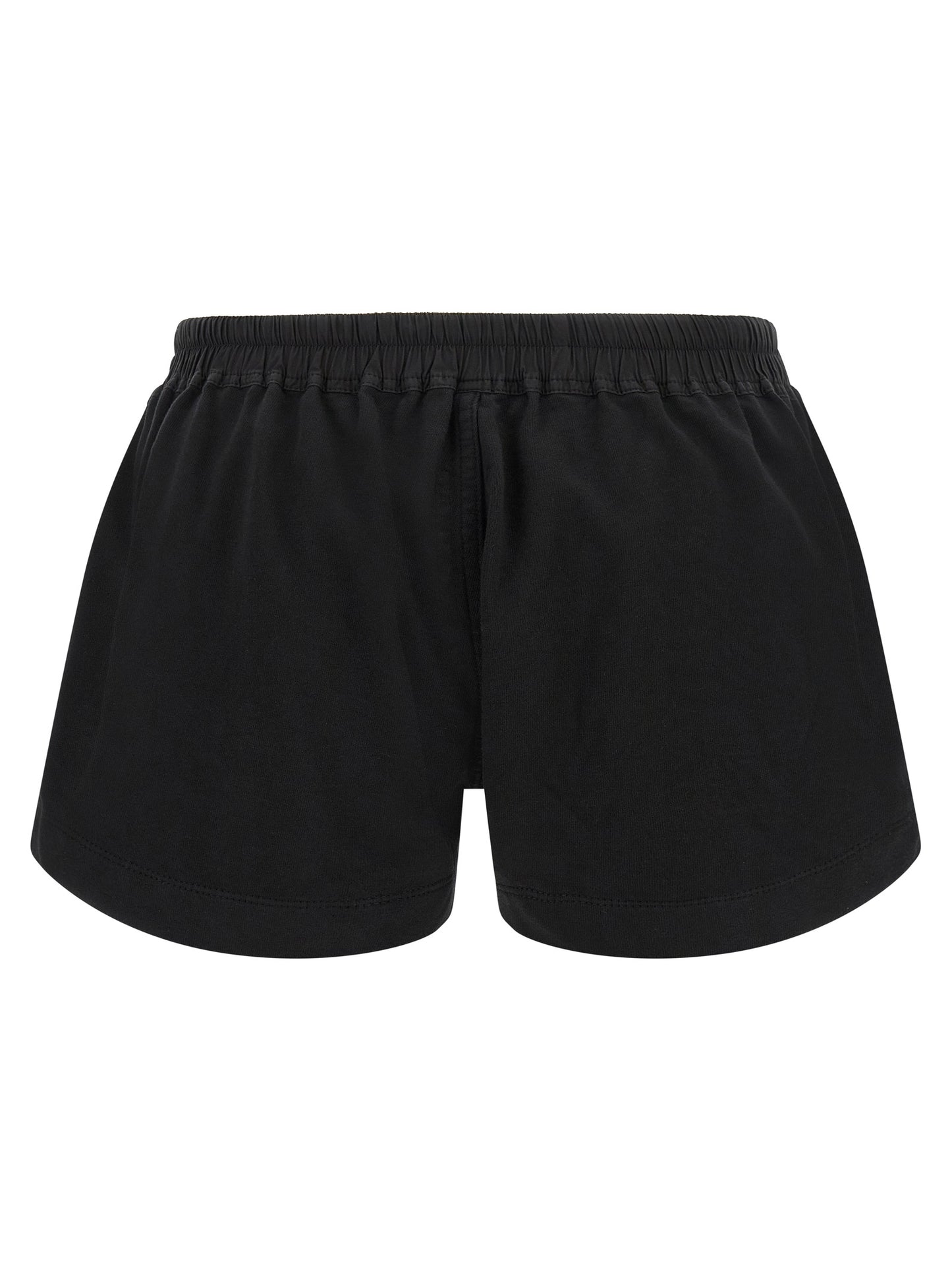Bermuda Shorts by DRKSHDW for women in organic cotton black features an tailored silhouette, showcasing a tailored with a long short and for a sophisticated look.
