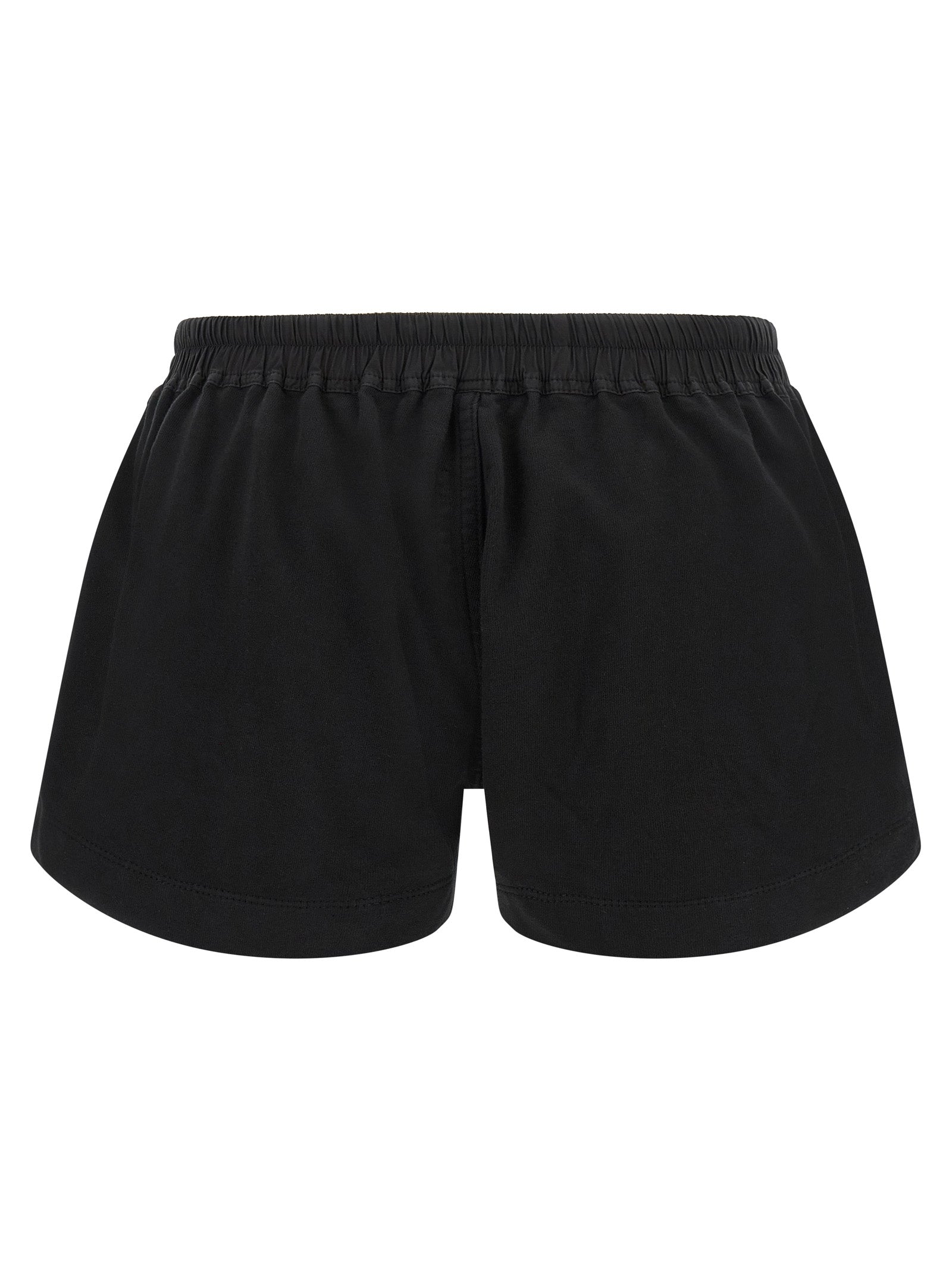 Bermuda Shorts by DRKSHDW for women in organic cotton black features an tailored silhouette, showcasing a tailored with a long short and for a sophisticated look.