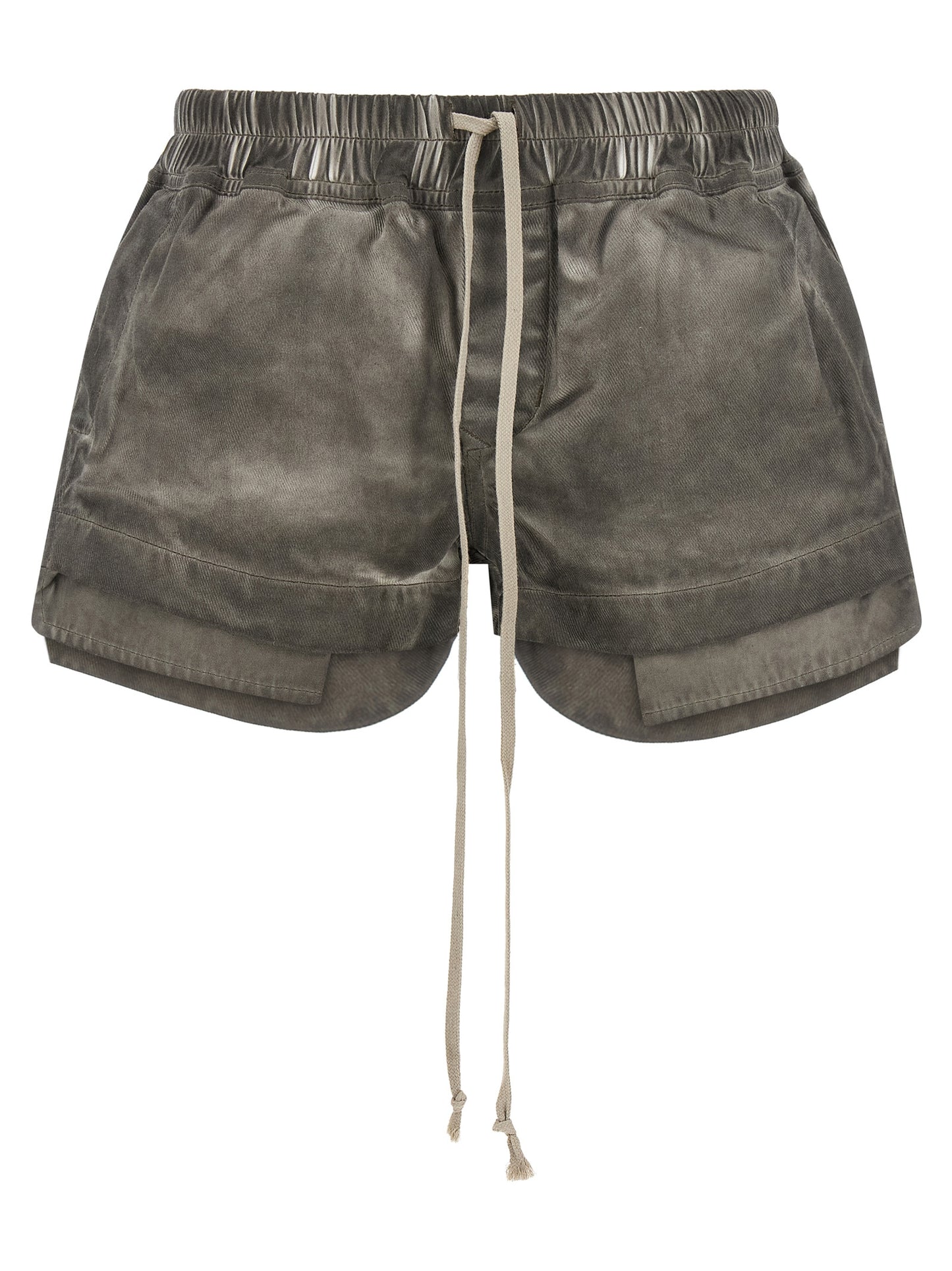 DRKSHDW Women's Relaxed Fit Cotton Bermuda Shorts - Gray Signature