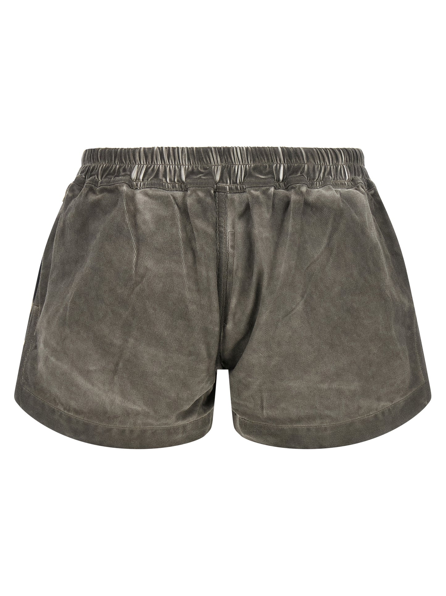 DRKSHDW Women's Relaxed Fit Cotton Bermuda Shorts - Gray Signature